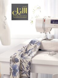 Leaf flower style with blue,grey colors - Image 7