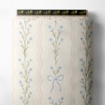 Stem flower style with blue,green colors