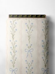 Stem flower style with blue,green colors