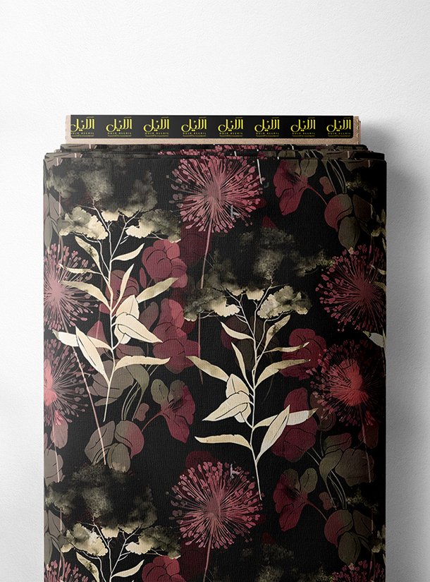 LAI01-3782_1.jpg Petal flower style with red,green colors - Image 1