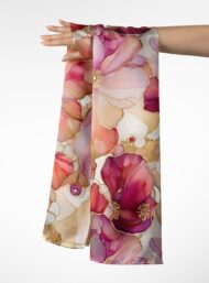 Bloom flower style with pink,red colors - Image 3