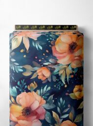 Petal flower style with pink,yellow colors