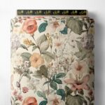 Petal flower style with pink,green colors