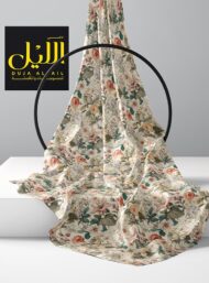 Petal flower style with pink,green colors - Image 2