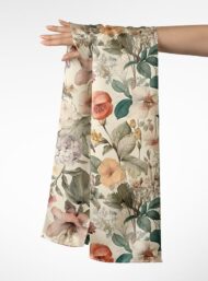 Petal flower style with pink,green colors - Image 3