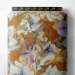 Bloom flower style with white,grey colors