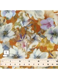 Bloom flower style with white,grey colors - Image 5