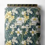 Bloom flower style with yellow,white colors