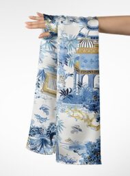 Tree nature style with blue, white colors - Image 3