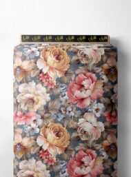 Petal flower style with pink,white colors