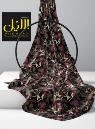 Petal flower style with black,red colors - Image 2