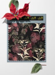 Petal flower style with black,red colors - Image 6