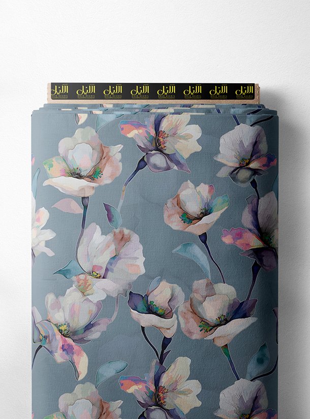 LAI01-3799_1.jpg Petal flower style with white,grey colors - Image 1