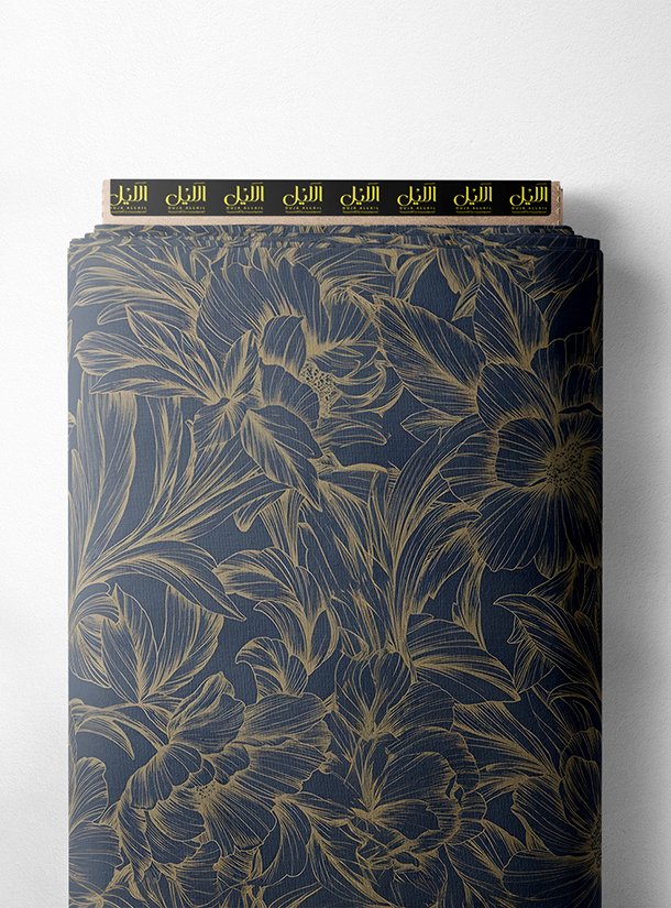 LAI01-3800_1.jpg Petal flower style with blue,grey colors - Image 1