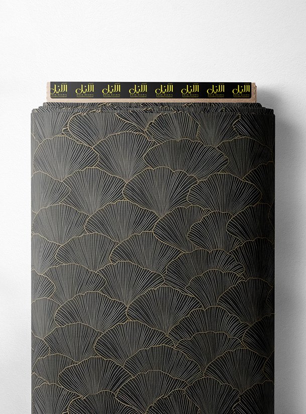 LAI01-3805_1.jpg Leaf nature style with grey, black colors - Image 1