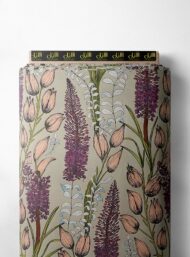 Petal flower style with pink,green colors