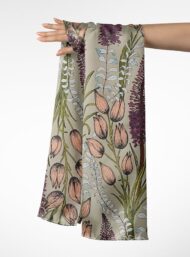 Petal flower style with pink,green colors - Image 3