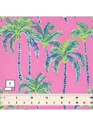 Palm nature style with pink,green colors - Image 5