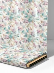 Bloom flower style with green,pink colors - Image 4