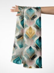 Petal flower style with blue,yellow colors - Image 3