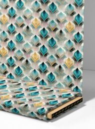 Petal flower style with blue,yellow colors - Image 4