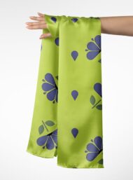 Petal flower style with green,blue colors - Image 3