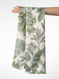 Leaf nature style with green,white colors - Image 3