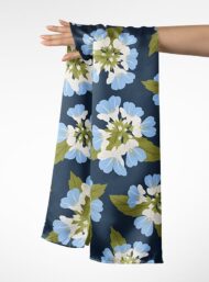 Petal flower style with blue,green colors - Image 3