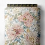 Petal flower style with white,pink colors