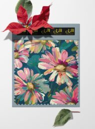 Petal flower style with pink,green colors - Image 6