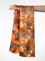 Bloom flower style with orange,yellow colors - Image 3