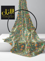 Color abstract style with green,orange colors - Image 2