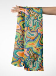 Color abstract style with green,orange colors - Image 3