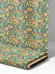 Color abstract style with green,orange colors - Image 4