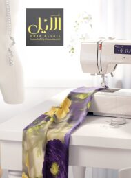 Bloom flower style with purple,yellow colors - Image 7