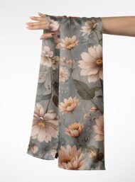 Petal flower style with pink,green colors - Image 3