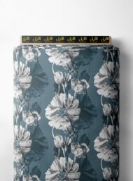 Petal flower style with grey,white colors