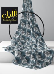 Petal flower style with grey,white colors - Image 2