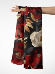 Bloom flower style with red,white colors - Image 3