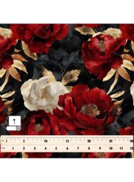 Bloom flower style with red,white colors - Image 5