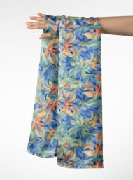 Petal flower style with blue,orange colors - Image 3
