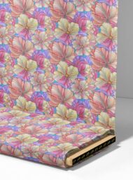 Bloom flower style with pink,yellow colors - Image 4