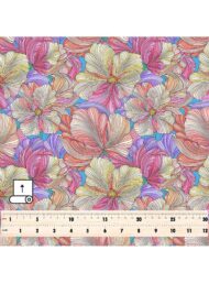 Bloom flower style with pink,yellow colors - Image 5