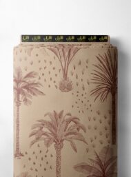 Palm nature style with brown, green colors