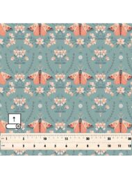 Moth nature style with pink,white colors - Image 5