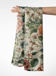 Petal flower style with pink,green colors - Image 3