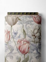 Petal flower style with pink,white colors