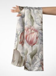 Petal flower style with pink,white colors - Image 3