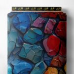 Rock others style with blue,orange colors