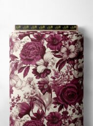 Petal flower style with red,white colors